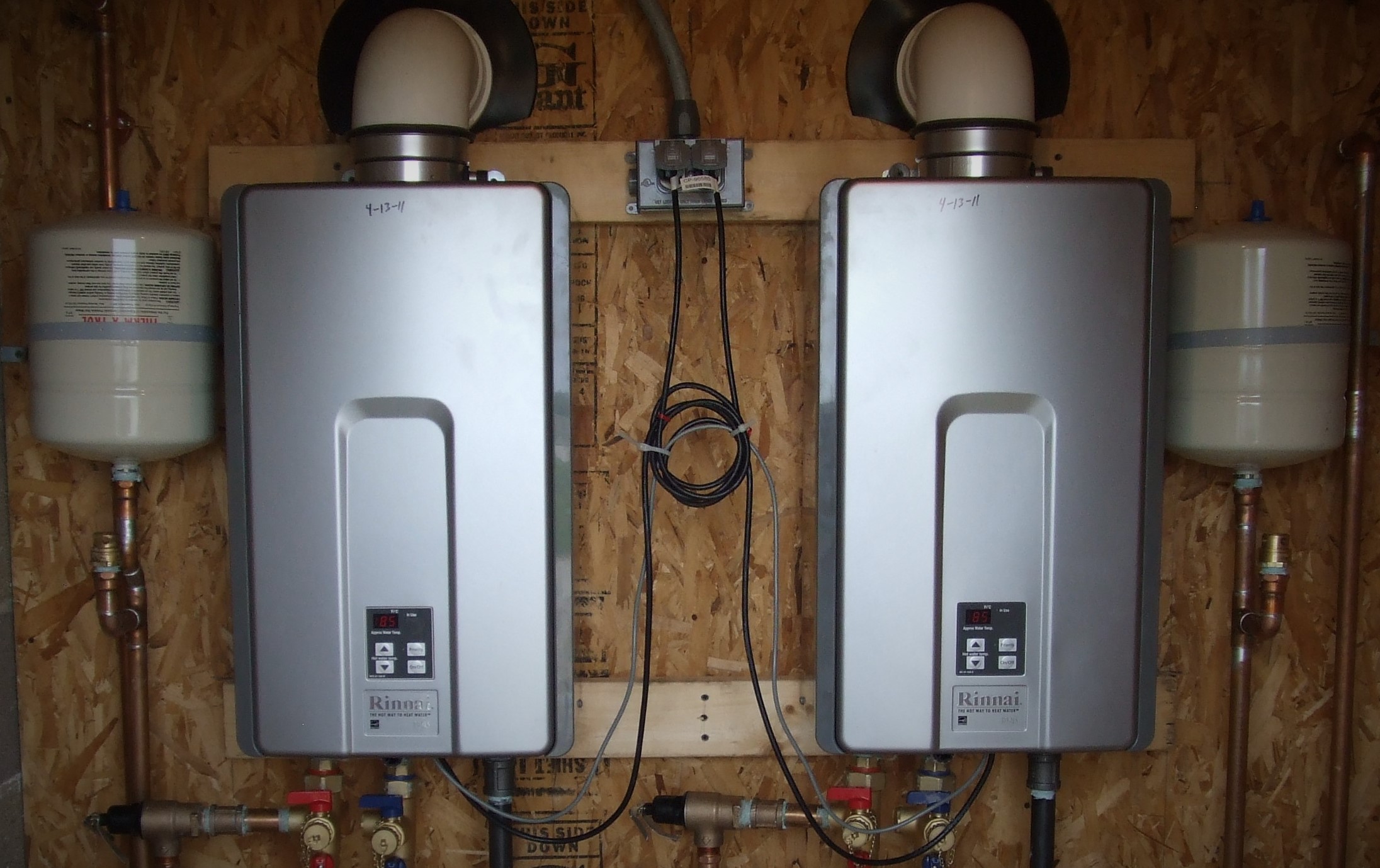 Rinnai tankless water heaters